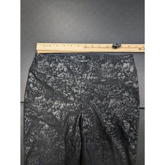 Nic + Zoe Black Animal Print Leggings - Picture 6 of 7